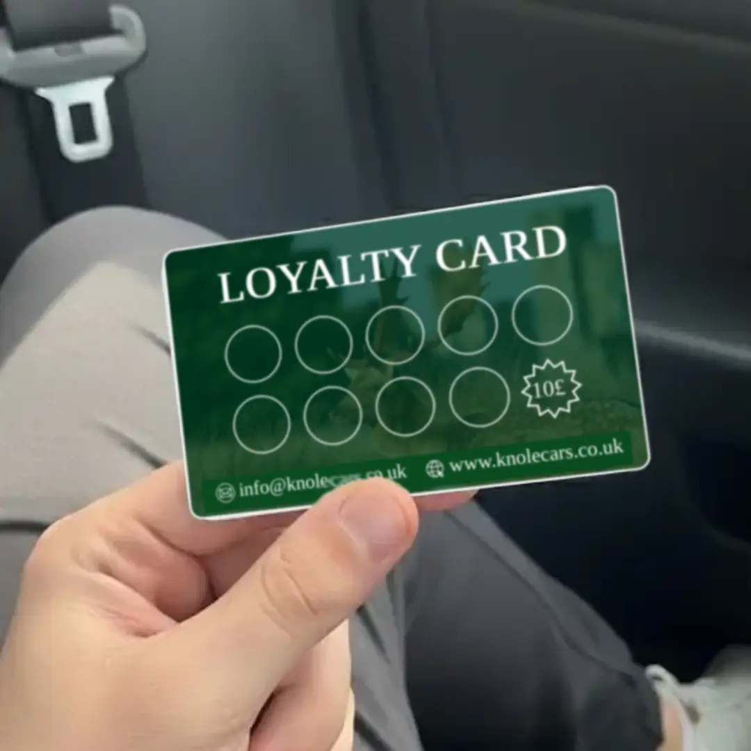 Loyalty card front